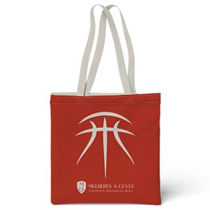 Ecobag laranja de algodão